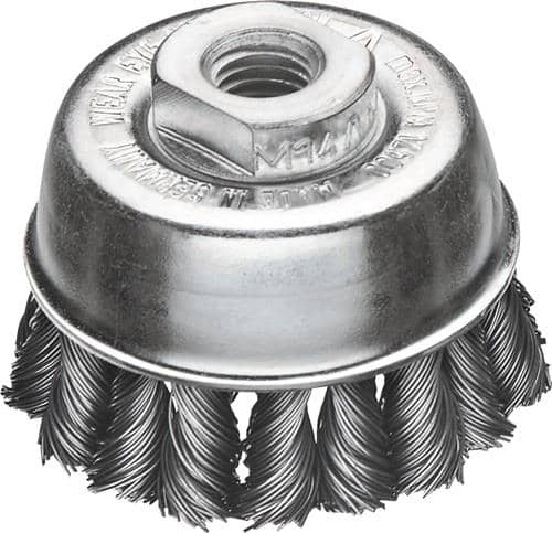 LESSMANN Topfbürste D.65mm M14 Drahtstärke 0,5mm STA Wechselzopf 12500min-¹ LESSMANN