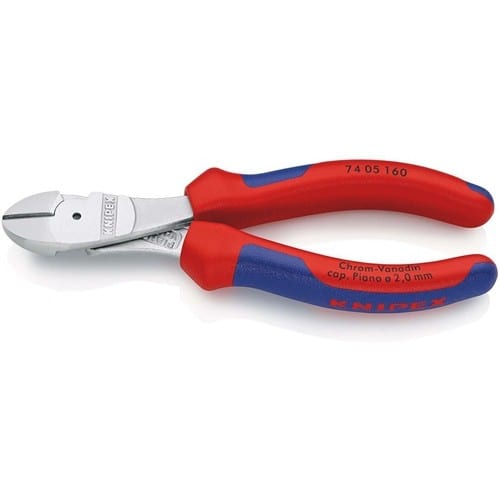 KNIPEX Kraftseitenschneider L.160mm Form 0 2K-Hülle KNIPEX