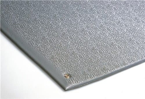 COBA Arbeitsplatzbodenbelag Fertigmatte L900xB600xS9mm grau PVC