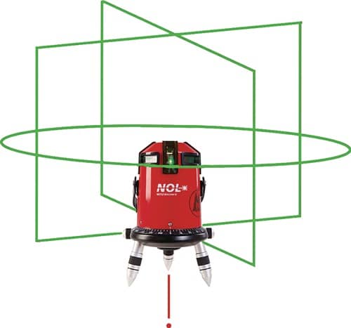 NESTLE Kreuzlinienlaser OCTOLINER G 50 (120 m.Empfänger)m ± 1,5 mm/10m NESTLE