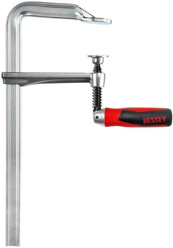 BESSEY Ganzstahlschraubzwinge GZ-KG Spann-W.400mm A.120mm 2-K-Klappgriff BESSEY