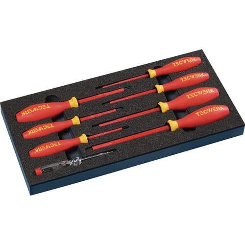 TECWERK Werkzeugmodul 8-tlg.1/3-Modul Schlitz 2,5-6,5/PH 1,2 TECWERK
