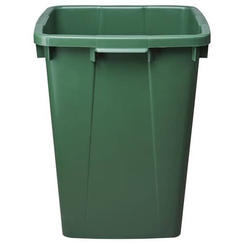 GRAF Abfall- u.Wertstoffsammler 90l H600xB485xT510mm PE grün GRAF