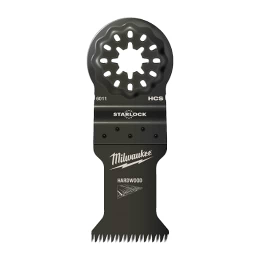 MILWAUKEE 35 x 42 mm mit Japanverzahnung Multitool Starlock Tauchsägeblatt für Schnitte in Holz