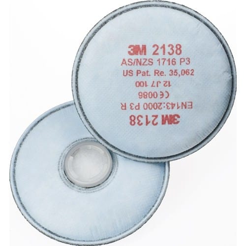 3M Rundpartikelfilter 2138 EN 1473:2000 P3R f.4000370675,-680, -690,-691 3M