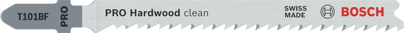 BOSCH Stichsägeblatt T 101 BF Clean for Hard Wood, 3er-Pack