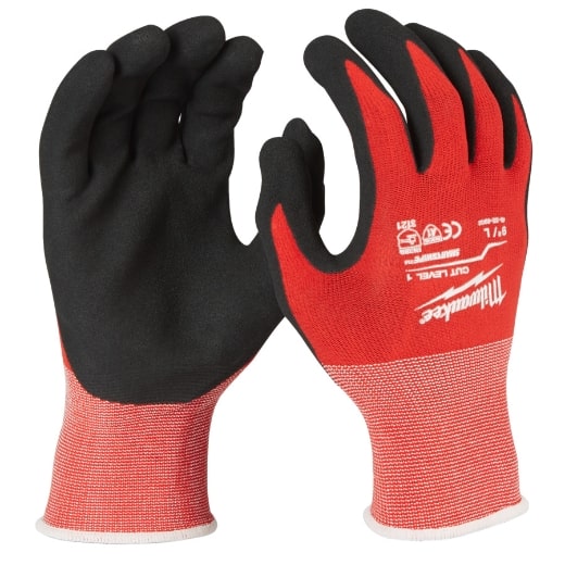 MILWAUKEE Größe 10 (XL) Kälte-Schnittschutzhandschuhe Klasse 1/A