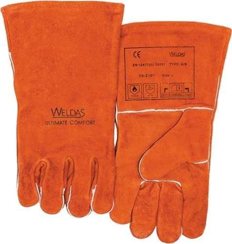 Schweißerhandschuhe EN 388, EN 12477 PSA-Kategorie II WELDAS
