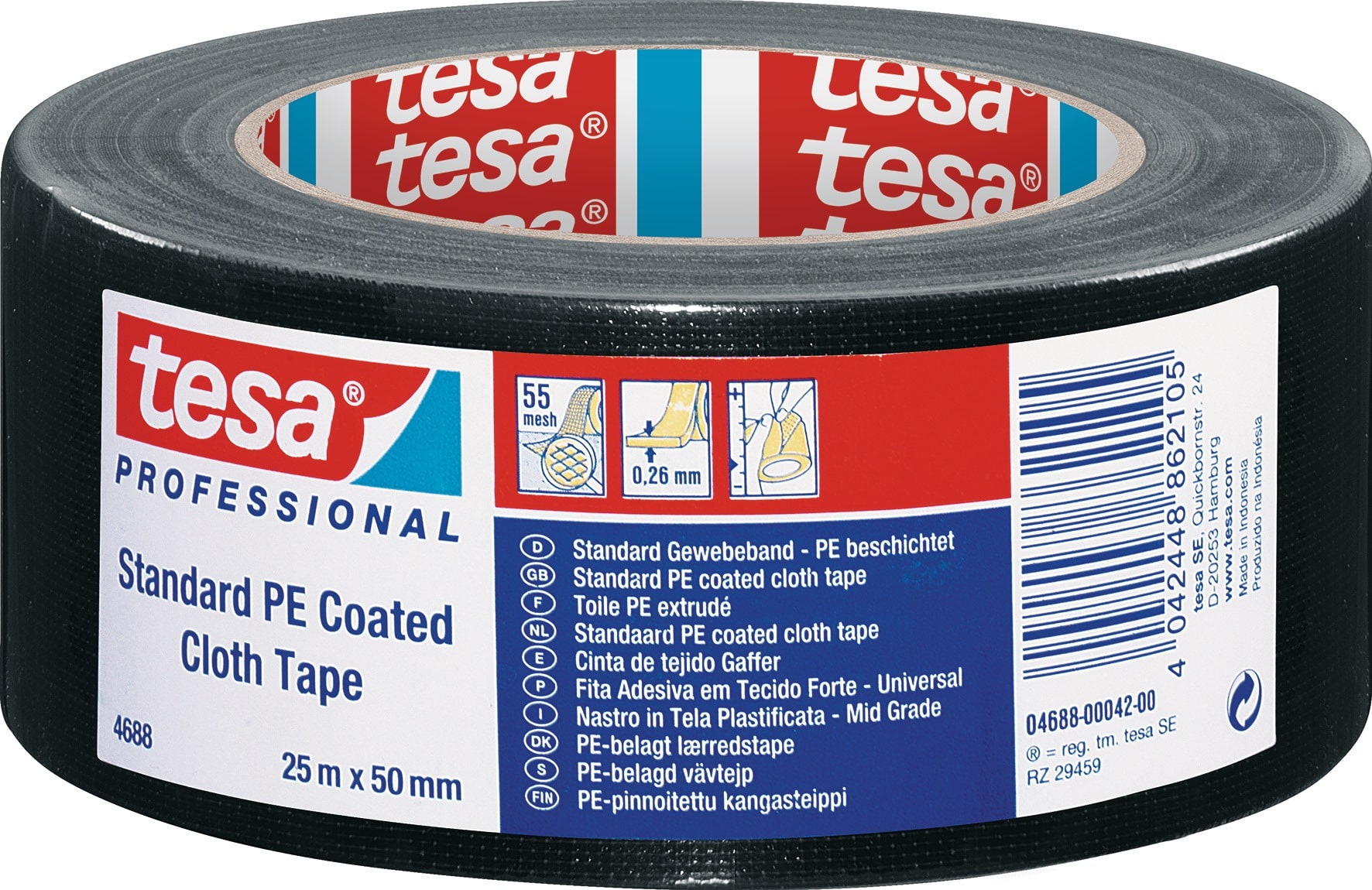 Gewebeband tesaband® Standard 4688 Rolle TESA