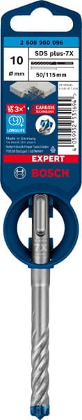 BOSCH EXPERT SDS plus-7X Hammerbohrer, 10 x 50 x 115 mm. Für Bohrhämmer