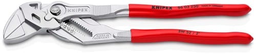 KNIPEX Zangenschlüssel L.250mm Spann-W.52mm verchr.Ku.-Überzug KNIPEX