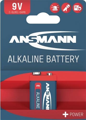 ANSMANN Batterie 9 V 6LP3146-E Block 550 mAh 6LP3146 4922 1 St./Bl.ANSMANN