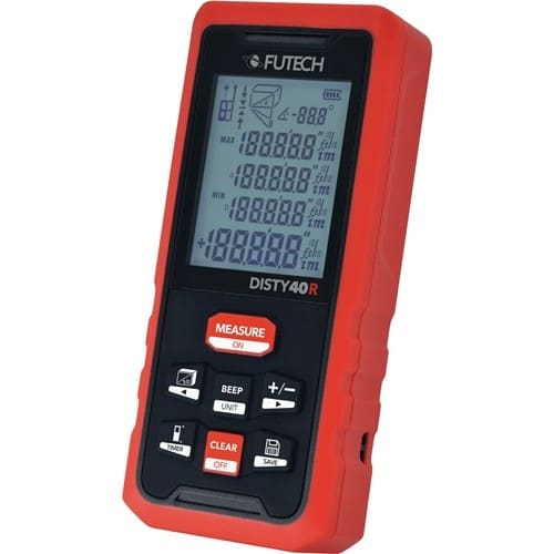 FUTECH Laserentfernungsmesser DISTY 40 RED 0,05 b.40m ± 2mm IP 54 FUTECH