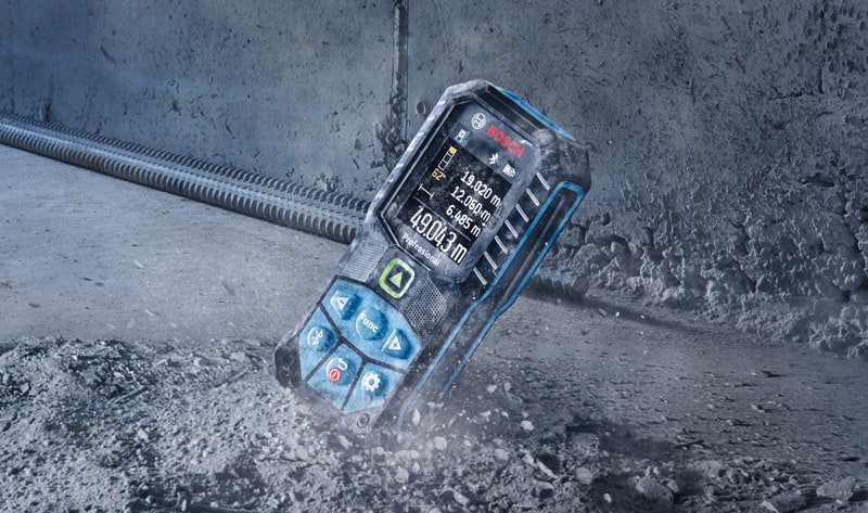 Laser-Entfernungsmesser GLM 50-27 CG mit 2 x 1,5 V LR6-Batterie (AA)