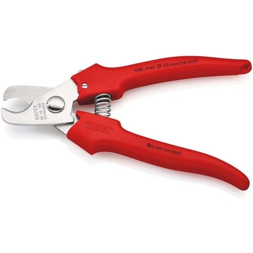 KNIPEX Kabelschere L.165mm Kopf pol.Ku.umspritzt KNIPEX