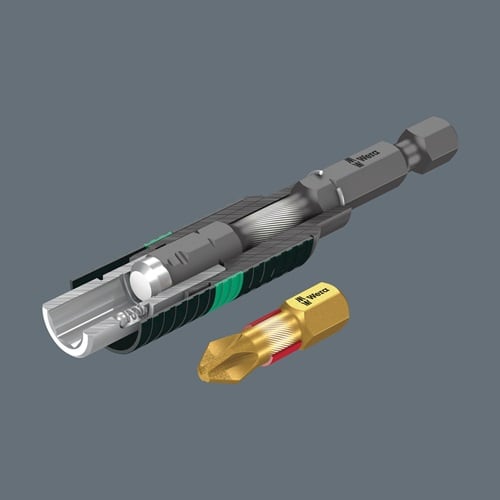 WERA Bit 855/1 BTH 1/4 Zoll PZD 3 L.25mm BiTorsion,extrahart WERA