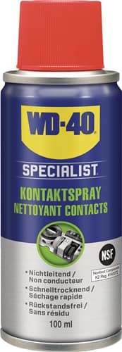 WD-40 SPECIALIST Kontaktspray 400ml Zulassung NSF K2 Spraydose Smart Straw™ WD-40 SPECIALIST