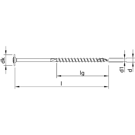 HECO TOPIX-plus 8,0 x 160, Tellerkopf XL, T-Drive, Teilgewinde, verzinkt blau, A3K