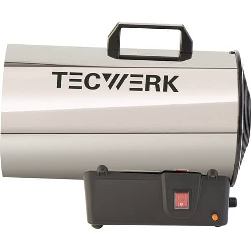 TECWERK Gasheizer 16 kW 500 m³/h 28 W TECWERK