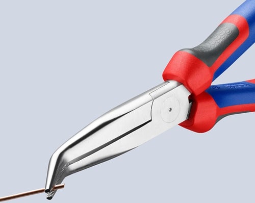 KNIPEX Mechanikerzange L.200mm Form 2 40Grad gew.Comfort-Griff verchr.KNIPEX