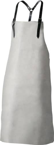 FELDTMANN Brustlatzschürze Knut L.ca.100xB.ca.80cm grau Spaltleder FELDTMANN
