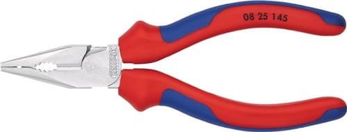 KNIPEX Spitzkombizange L.145mm verchr.Comfort-Griff verchr.KNIPEX