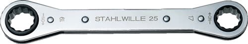 STAHLWILLE Ratschenringschlüssel 25 10x11mm 12-KT.L.170mm Anz.Z.22 STAHLWILLE