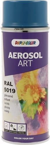 DUPLI-COLOR Buntlackspray AEROSOL Art capriblau glänzend RAL 5019 400ml Spraydose