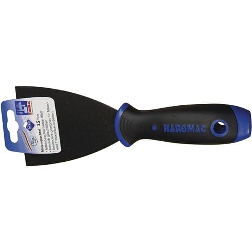 HAROMAC Malerspachtel B.80mm antihaftbeschichtet 2-Komponenten-Heft rostfr.VA HAROMAC