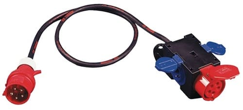 Kompaktverteiler CEE-16 A, 5-polig 5 x 2,5 mm² JÄGER DIREKT