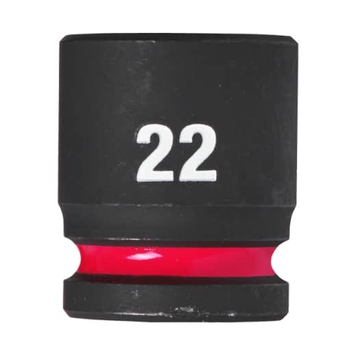 MILWAUKEE 22 x 40 mm SHOCKWAVE Schlagnuss 1/2" kurz