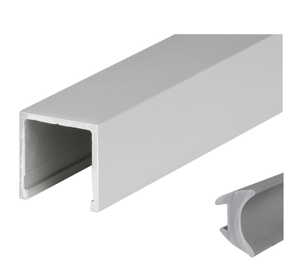 HERMAT Trennwand-Deckenprofil 6950, Aluminium