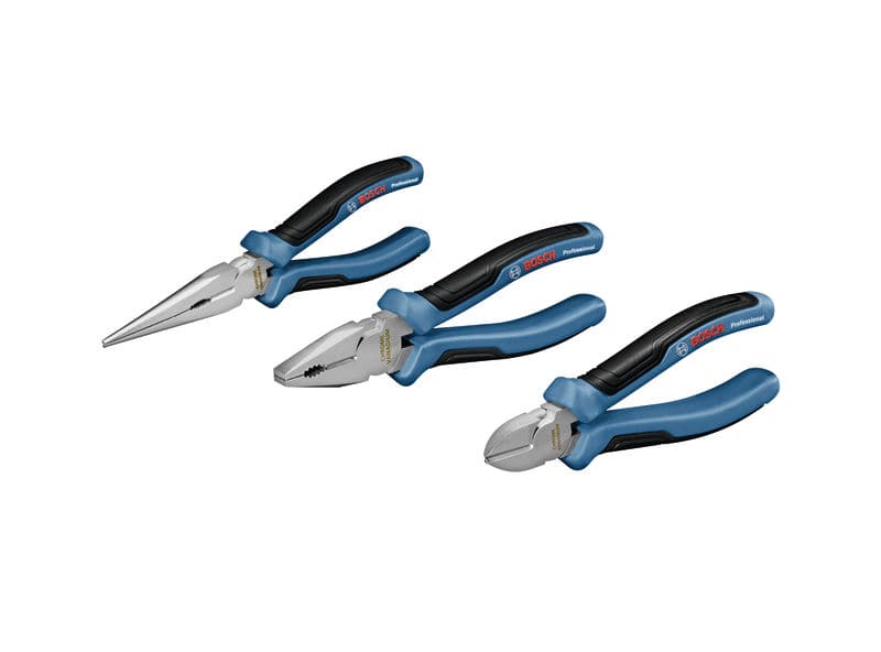 BOSCH Combo Kit: Plier Set Zangen-Set, 3-tlg.