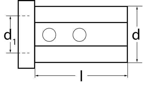 TECWERK Reduzierbuchse Form 1 Bohrungs-D.10mm AD 40mm Einspann-L.71mm TECWERK
