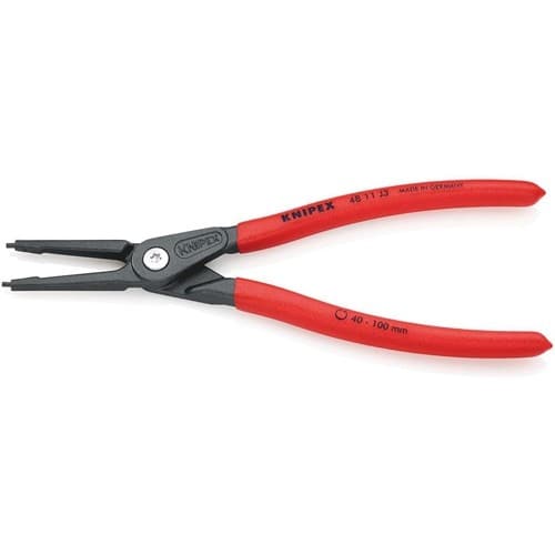 KNIPEX Präzisionssicherungsringzange J 3 f.Bohrungen D.40-100mm L.225mm KNIPEX