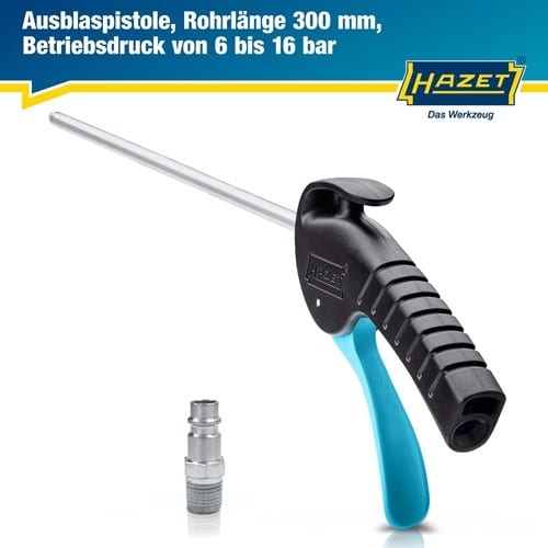 HAZET Druckluftausblaspistole 9040P-2 Kupplungsstecker DN 7,2 HAZET