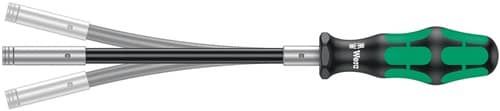WERA Bithandhalter 393 S 1/4 Zoll m.Magnet Klingen-L.173,5mm Kl.flex.3K-Griff WERA