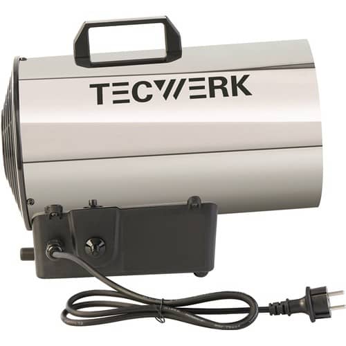 TECWERK Gasheizer 16 kW 500 m³/h 28 W TECWERK