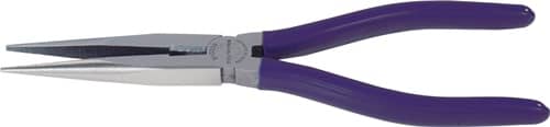 TECWERK Flachrundzange L.200mm pol.ger.Ku.-Überzug TECWERK