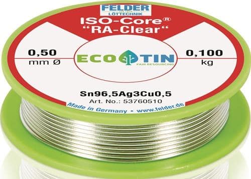 FELDER Lötdraht 0,5mm 100g Sn96,5Ag3,0Cu0,5 FELDER