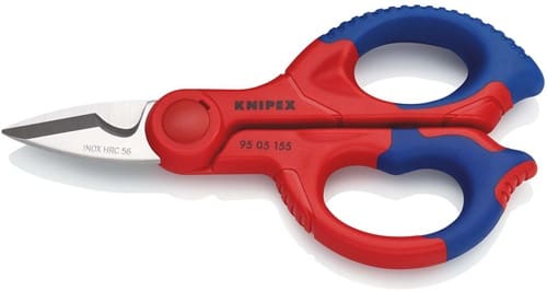 KNIPEX Elektriker-/Handwerkerschere L.155mm 2-K.-Hüllen KNIPEX