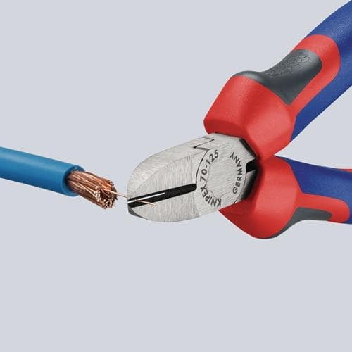 KNIPEX Seitenschneider L.125mm Kopf pol.Comfort-Griff max.1,5mm KNIPEX