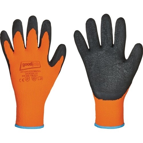 GOODJOB Kälteschutzhandschuhe Eco Winter Gr.11 schwarz/orange EN 388,EN 511 PSA II 12PA