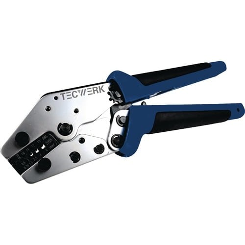 TECWERK Aderendhülsencrimpzange Gesamt-L.205mm 0,5-6 (AWG 24-10)mm² Ku.-Hülle TECWERK
