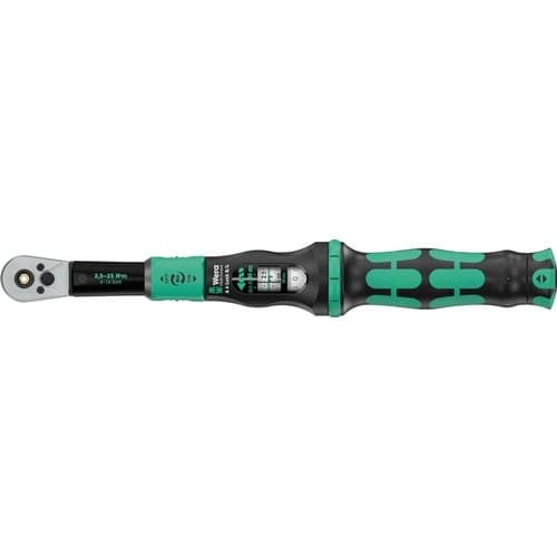 WERA Drehmomentschlüssel Click-Torque Lock A 6 R/L 1/4 Zoll 2,5-25 Nm WERA