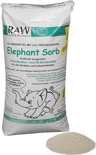 RAW Chemikalien- u.Ölbindemittel R Elephant Sorb Spezial Inh.40 l/ca.15kg RAW