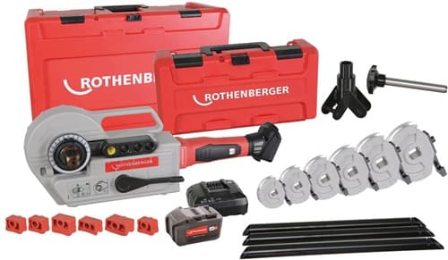 ROTHENBERGER Akku-Rohrbiegegeräteset ROBEND® 4000 E 1/2-5/8-3/4-7/8-1 1/8 Zoll Typ:CAS