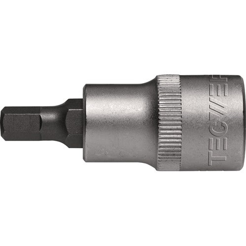 TECWERK Steckschlüsseleinsatz 1/2 Zoll Innen-6-kant SW 7mm L.55mm TECWERK