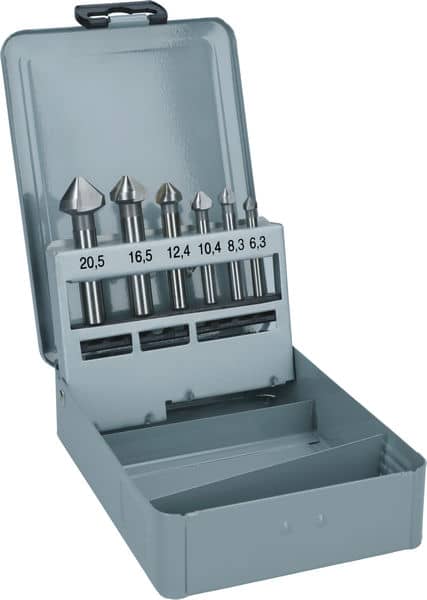 BOSCH Kegelsenker-Set, 6-teilig, 45, 63 mm / 5-10 mm / 6,3 - 20,5 mm