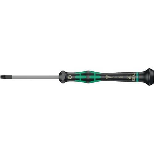 WERA Elektronik-Feinmechanik-Schraubendreher 2067 T-BO 15 Klingen-L.60mm WERA